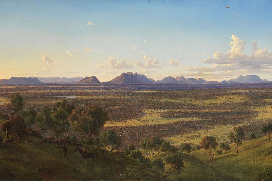 View of the Grampians and Victoria Ranges from Mount Rouse