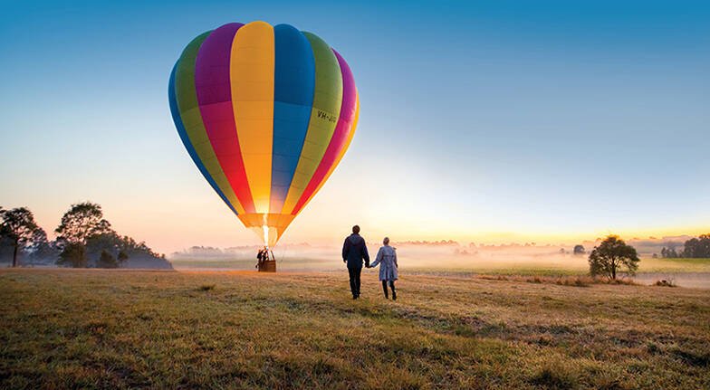 Hot air ballooning - Hunter Valley