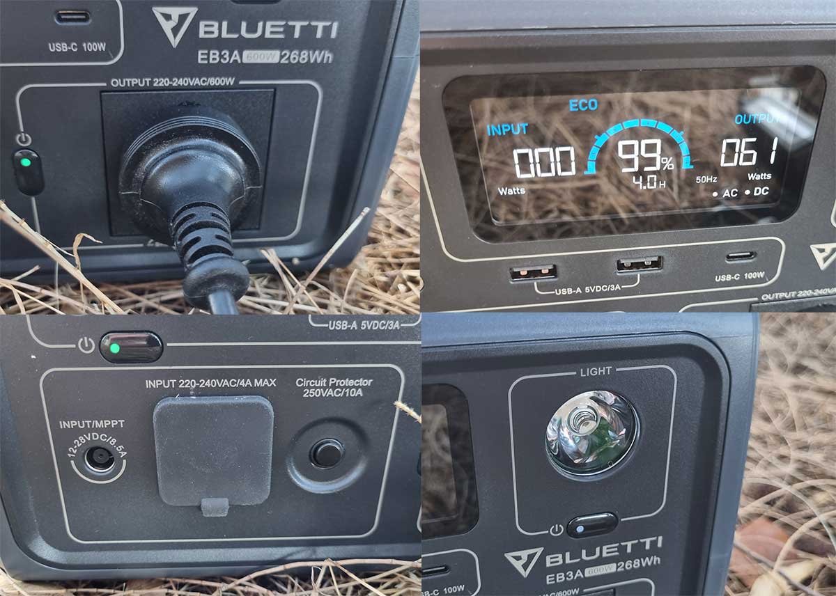 Bluetti EB3A portable power station review